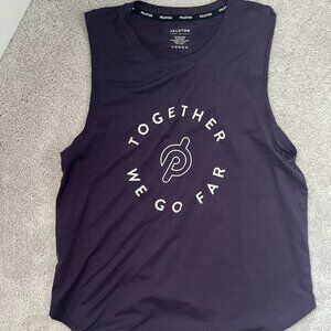 NWOT Peloton Together We Go Far Tank Dark Purple Small